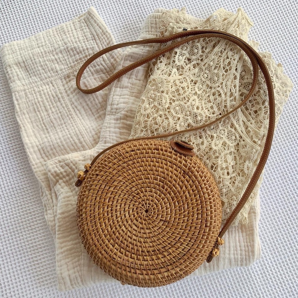 Light Rattan Handbag